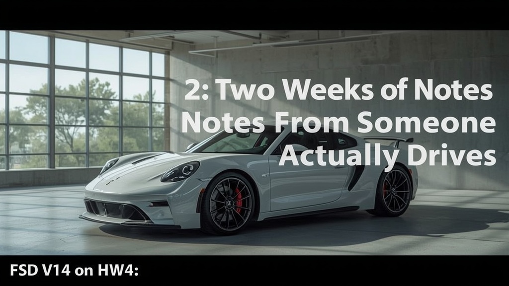 FSD V14 on HW4: Two Weeks of Notes From Someone Who Actually Drives It