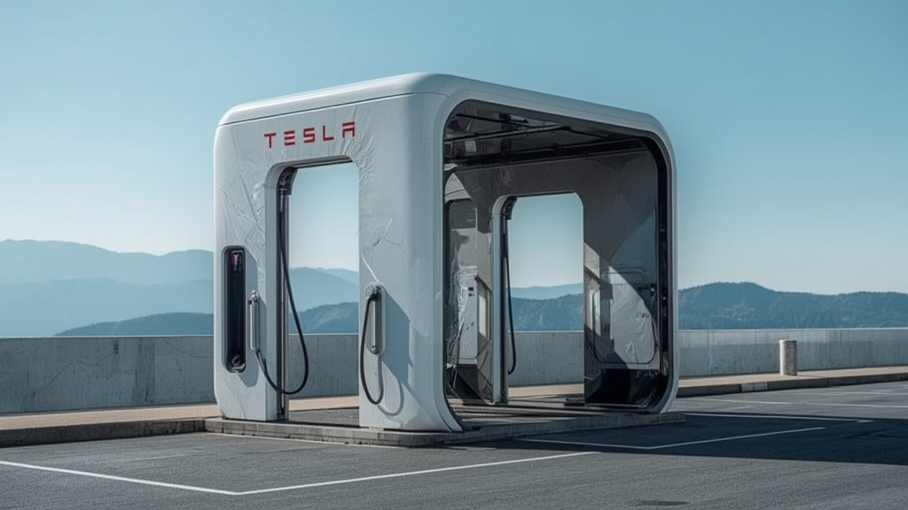 Tesla's Folding Supercharger Is in Europe Now. The Logistics Story Is More Interesting Than the Hardware.